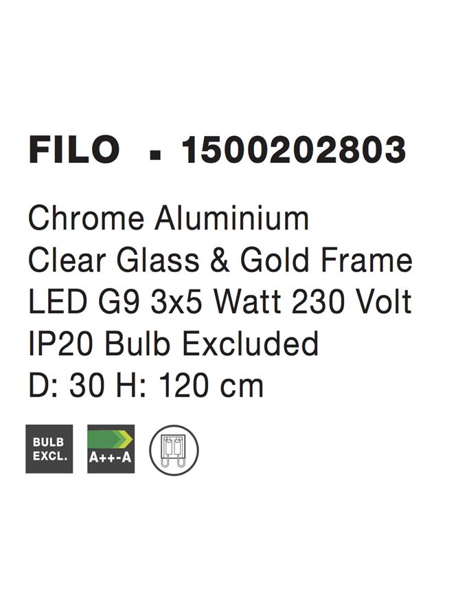 Lustra Nova Luce FILO 1500202803