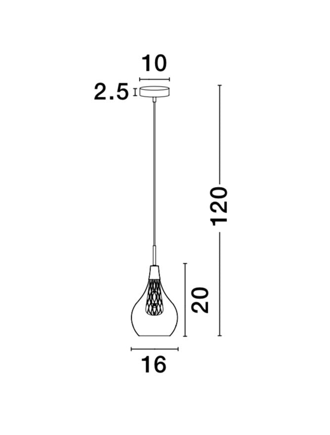 Pendul Nova Luce FILO 1500202811