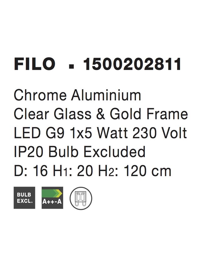 Pendul Nova Luce FILO 1500202811