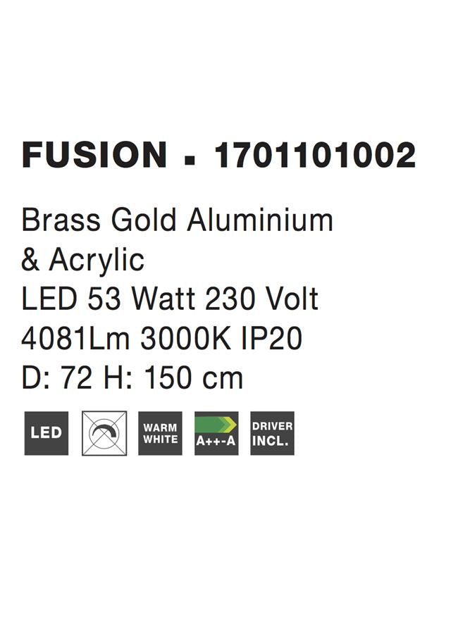 Lustra Nova Luce FUSION 1701101002