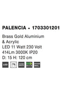 Pendul Nova Luce PALENCIA 1703301201