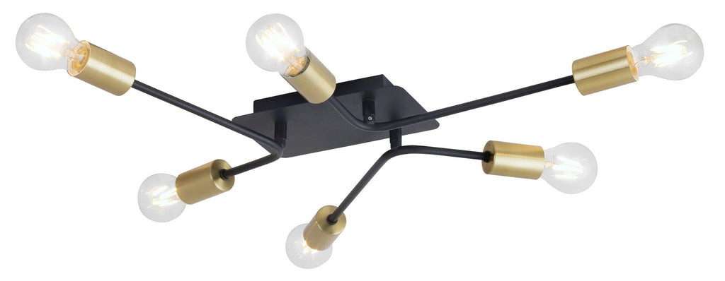 Lustra Rabalux Lanny Black 2103