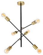 Lustra Rabalux Lanny Black 2104