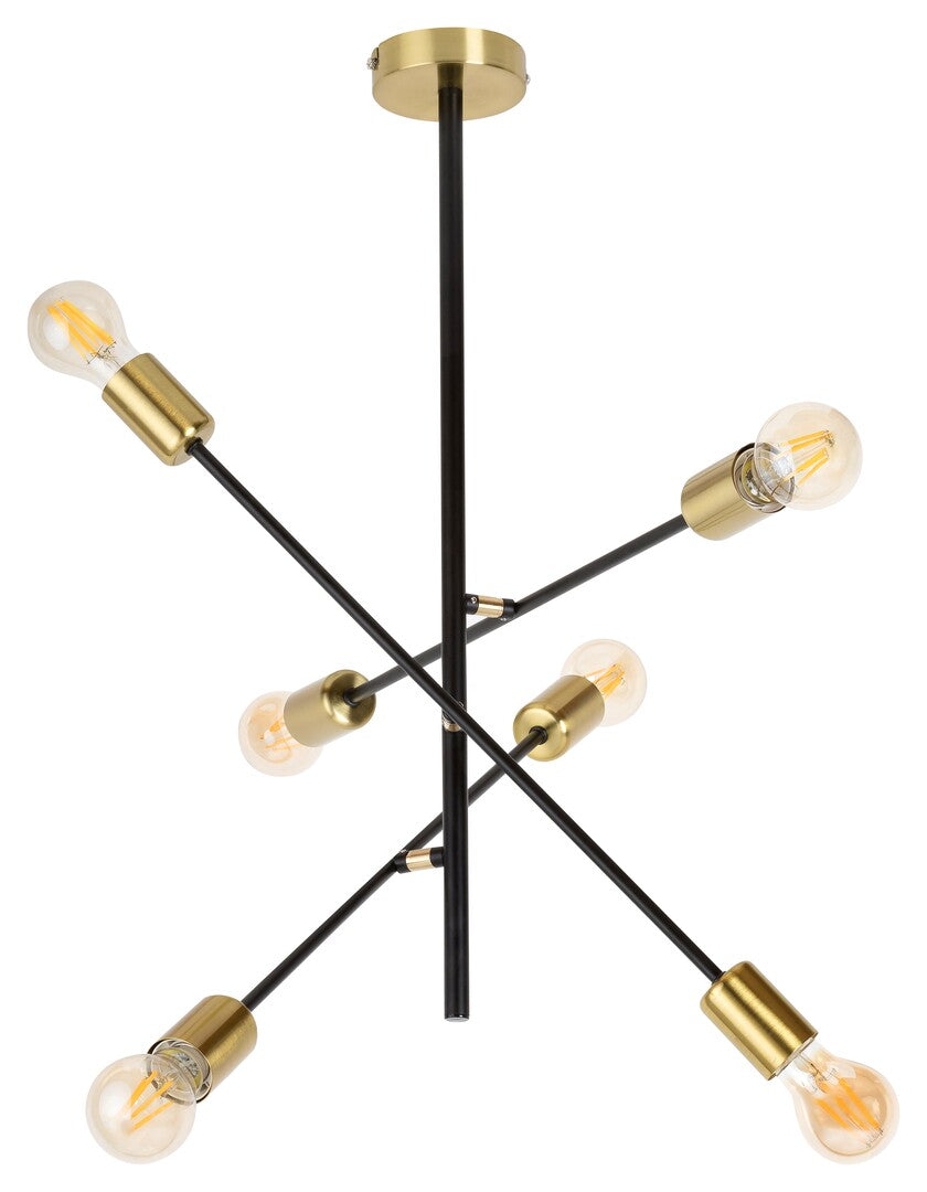 Lustra Rabalux Lanny Black 2104