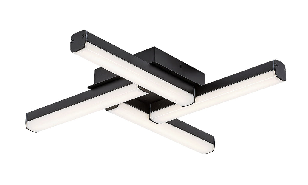Plafoniera baie Rabalux Evan Mat Black 2168