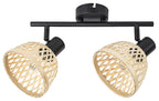 Plafoniera Rabalux Rattan Mat Black 3134