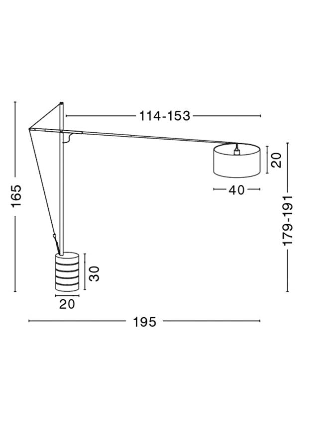 Lampadar Nova Luce TRACCIA 41455401