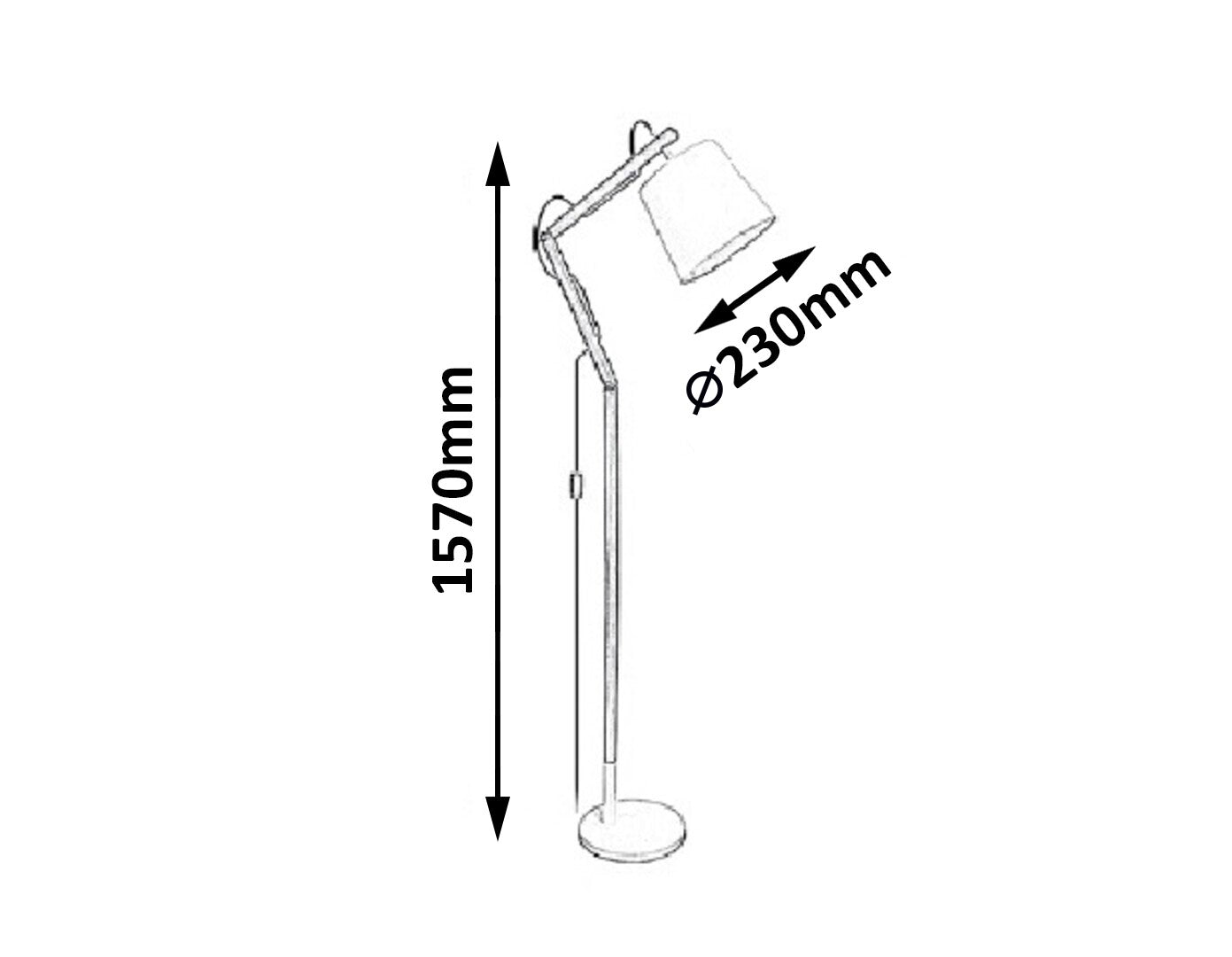 Lampadar Rabalux Thomas White 4192