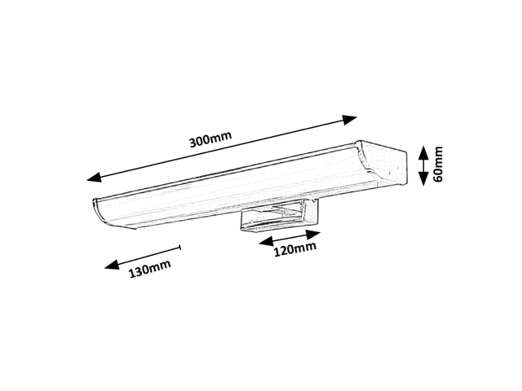 Aplica baie Rabalux Evron Chrome 5062