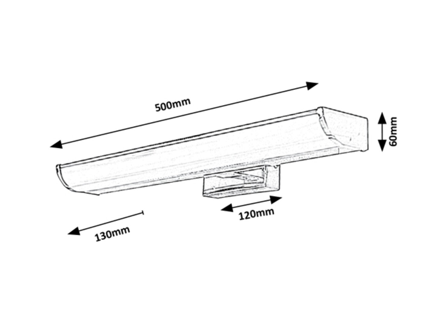 Aplica baie Rabalux Evron Chrome 5063