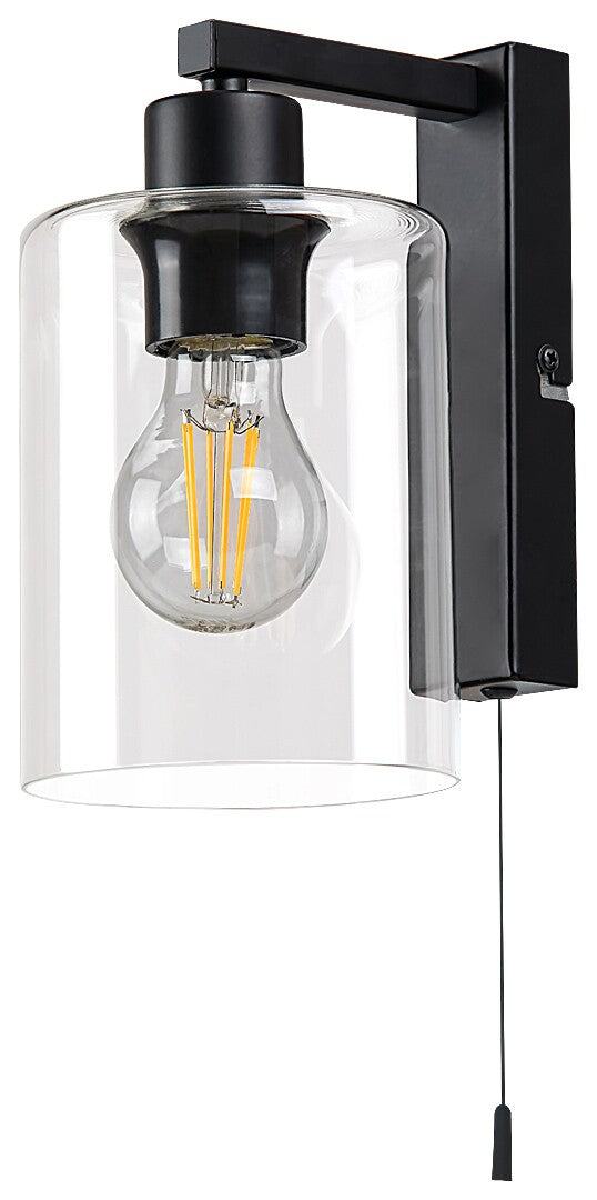 Aplica Rabalux Miroslaw Mat Black 5077