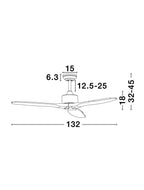 Ventilator Nova Luce VENTO 5231301