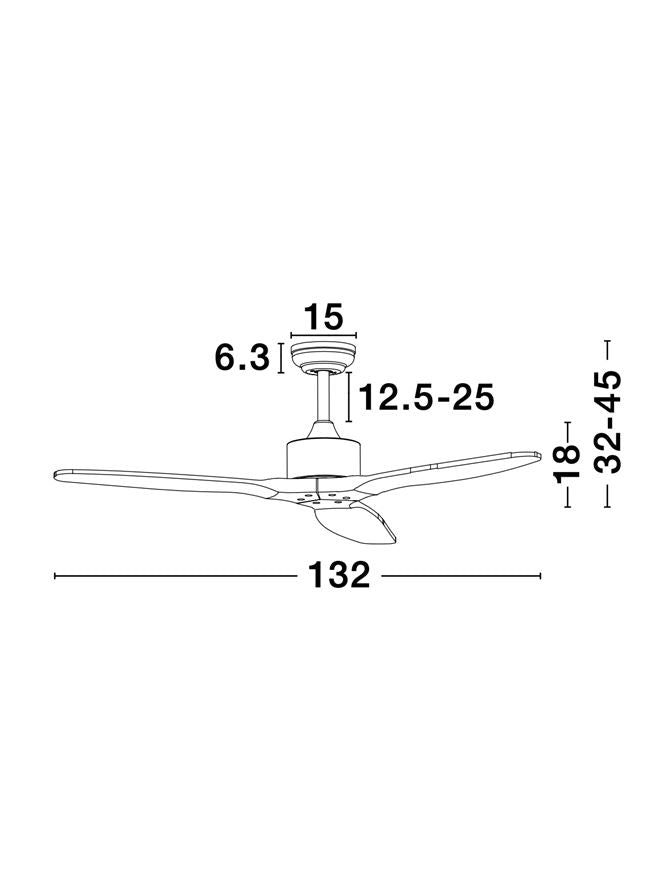 Ventilator Nova Luce VENTO 5231301