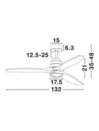 Ventilator Nova Luce SABAL 5231401