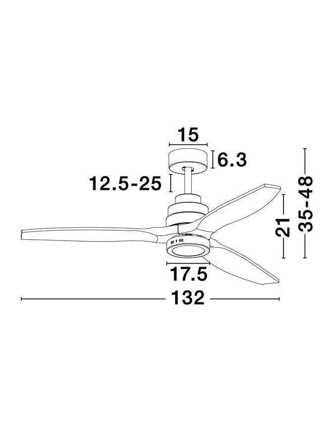 Ventilator Nova Luce SABAL 5231401