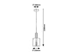 Pendul Rabalux Donati Chrome 5249
