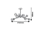 Lustra Rabalux Kassia Gold 5395