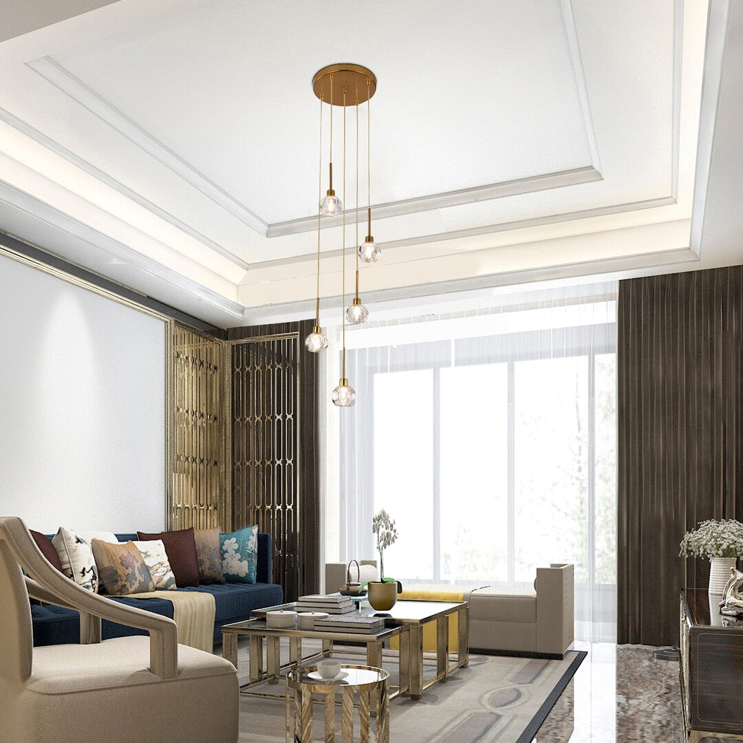 Lustra Rabalux Kassia Gold 5396