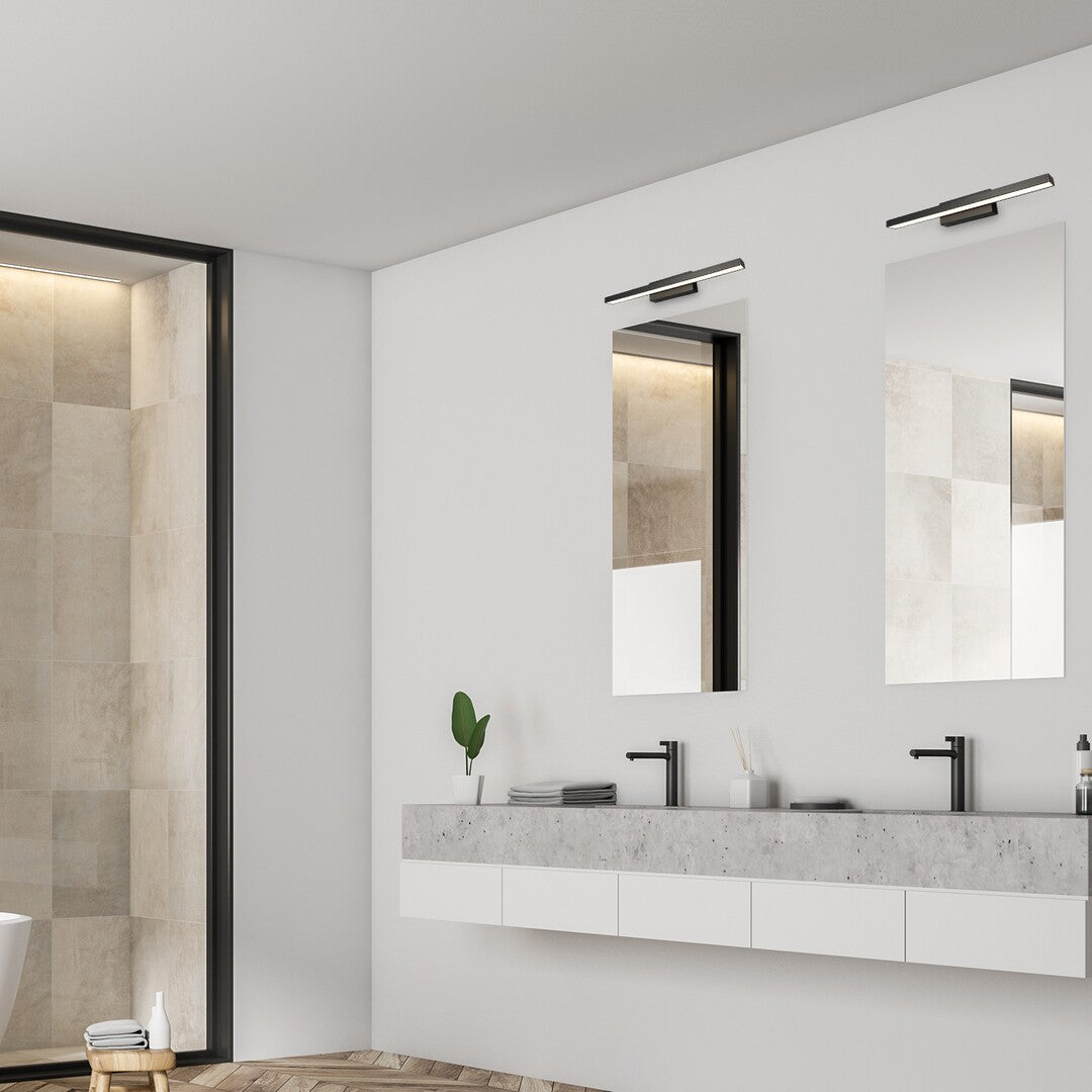 Aplica baie Rabalux John Mat Black 5732
