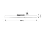 Aplica baie Rabalux Bastian Chrome 5781