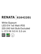 Aplica gips Nova Luce RENATA 61642201