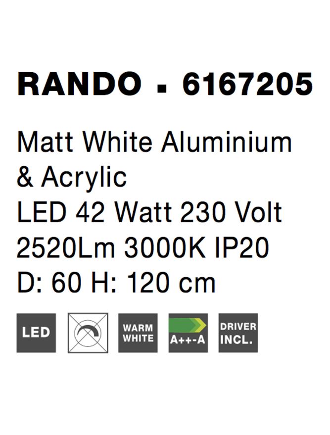 Lustra Nova Luce RANDO 6167205