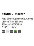 Plafoniera Nova Luce RANDO 6167207