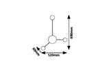 Aplica Rabalux Amadeo Black 6259