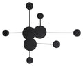 Aplica Rabalux Amadeo Black 6260