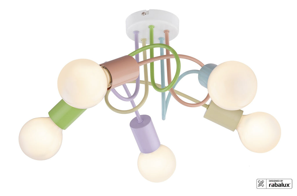 Lustra copii Rabalux Linett Multicolour 6340