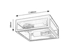 Plafoniera exterior Rabalux Zaton Mat Black 7070