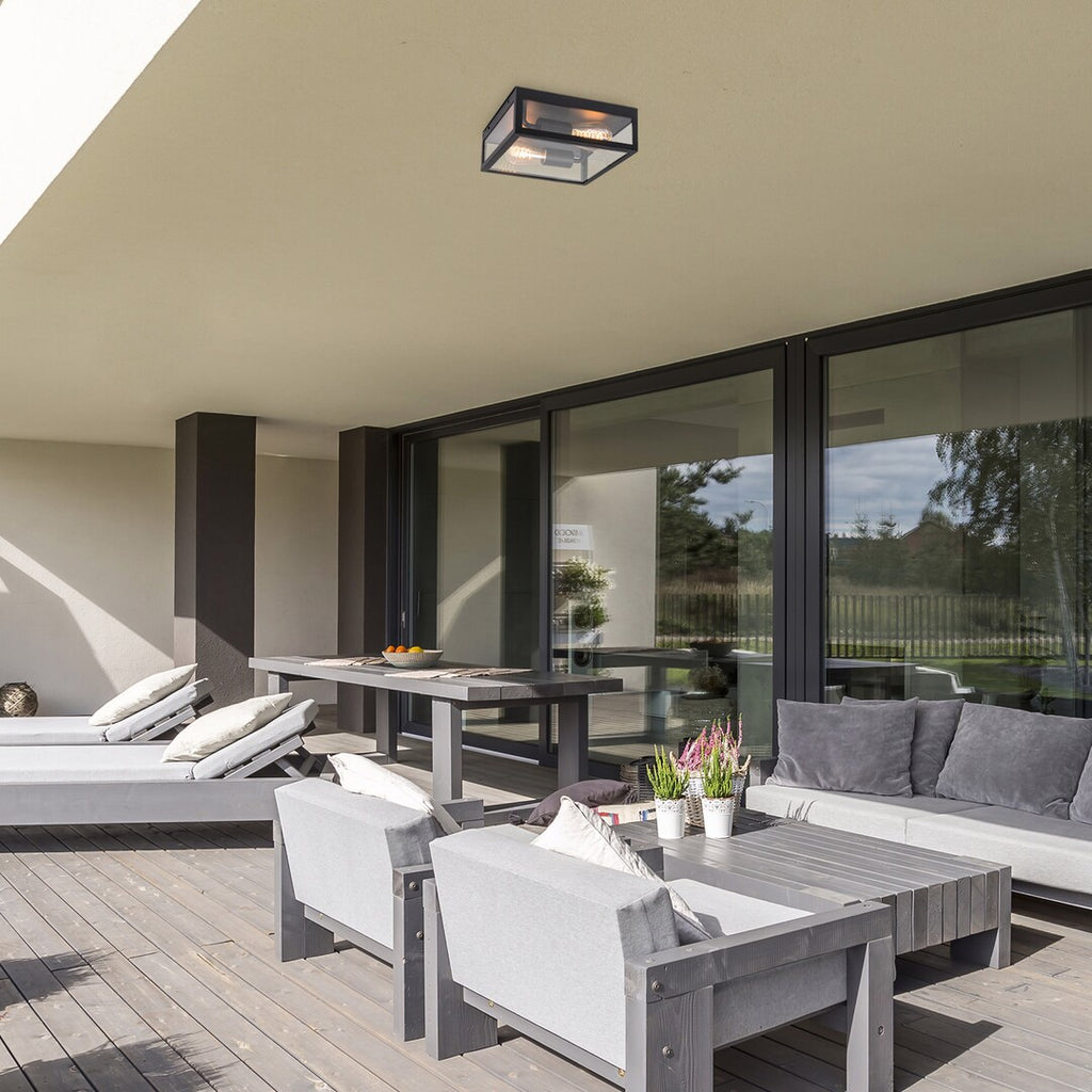 Plafoniera exterior Rabalux Zaton Mat Black 7070
