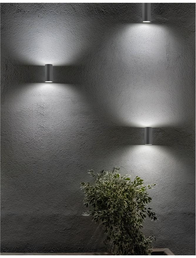 Aplica exterior iluminare sus/jos Nova Luce NERO 710022