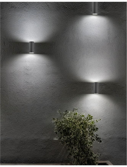 Aplica exterior iluminare sus/jos Nova Luce NERO 710022