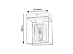 Plafoniera Rabalux Chadwick Black 71031