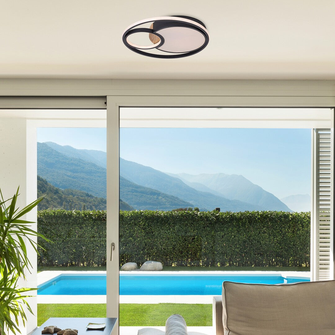 Plafoniera Rabalux Leola Black 71044