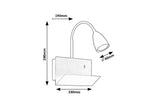Aplica Rabalux Tacito White 71090