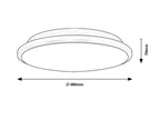 Plafoniera Rabalux Engon Black 71130