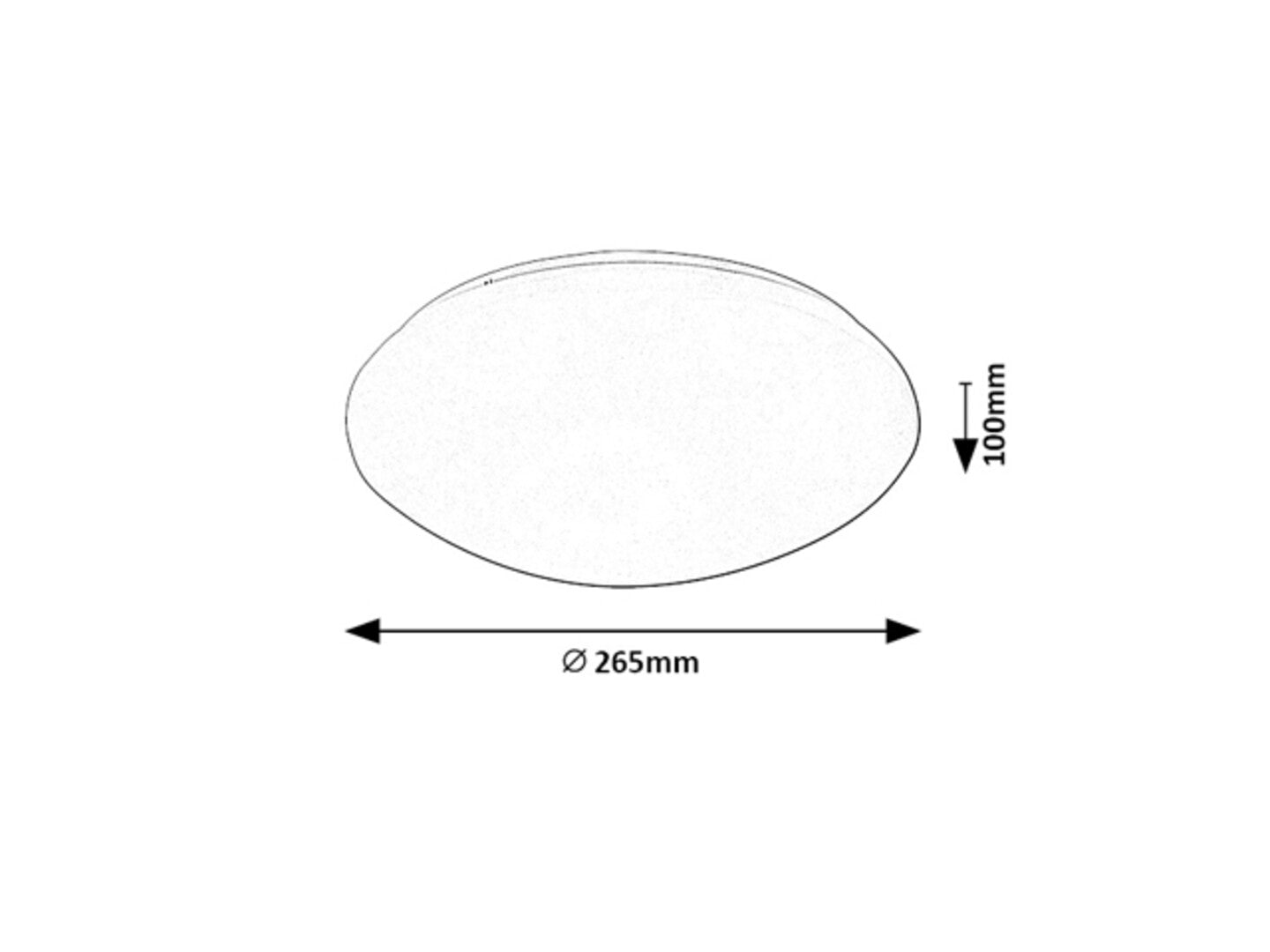 Plafoniera baie cu senzor Rabalux Lucas White 71132