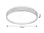 Plafoniera Rabalux Gandor Black 71141