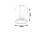 Spot aplicat fix Rabalux Kobald Black 71160