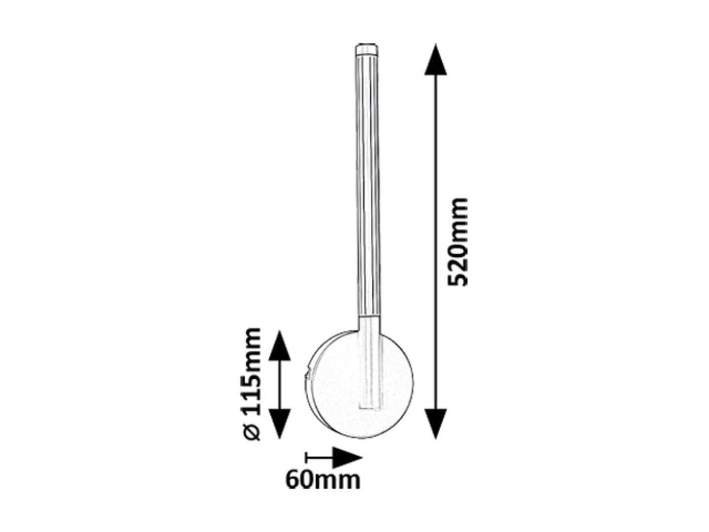 Aplica Rabalux Nivaro Black 71167