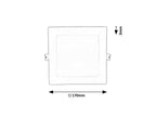 Spot incastrat slim fix Rabalux Shaun2 White 71222