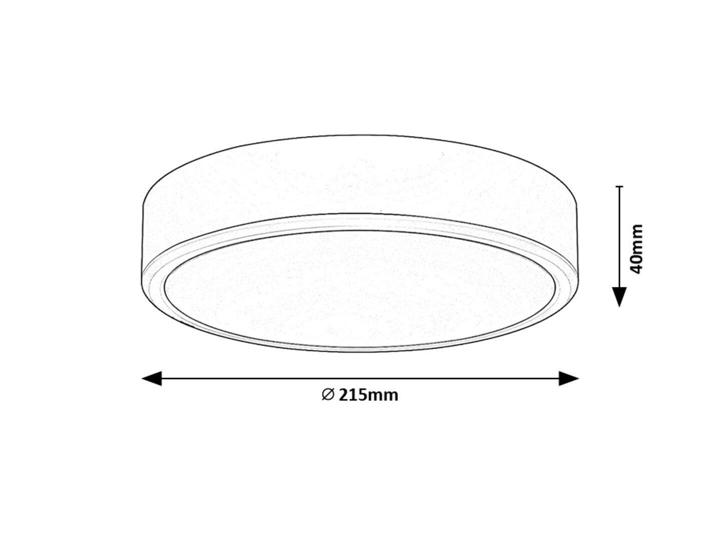 Plafoniera  Rabalux Lauri White 71244