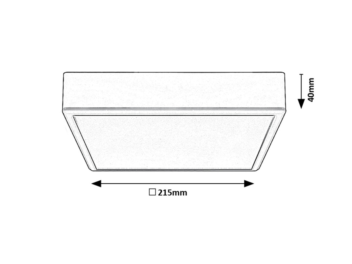 Plafoniera  Rabalux Lauri Black 71247