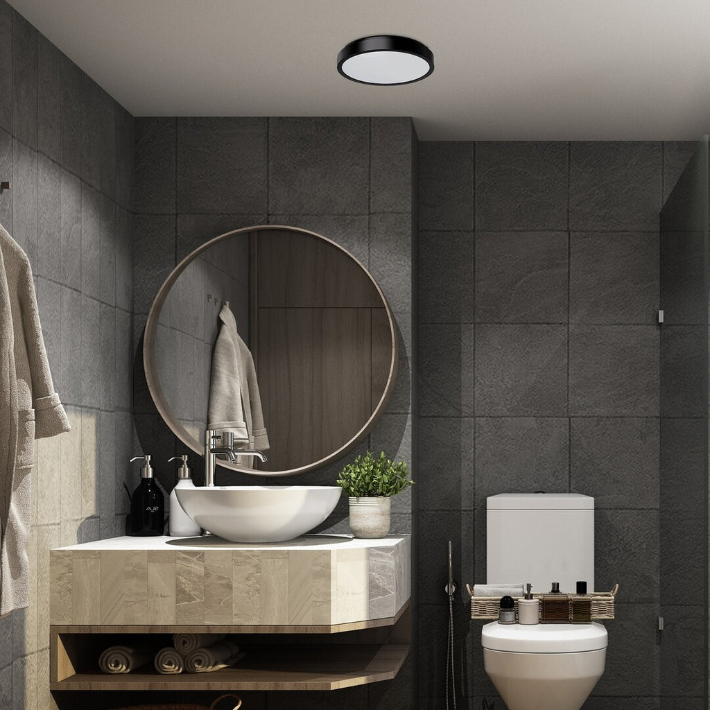 Plafoniera baie Rabalux Samira Black 71252