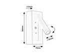 Aplica Rabalux Gello White 71286