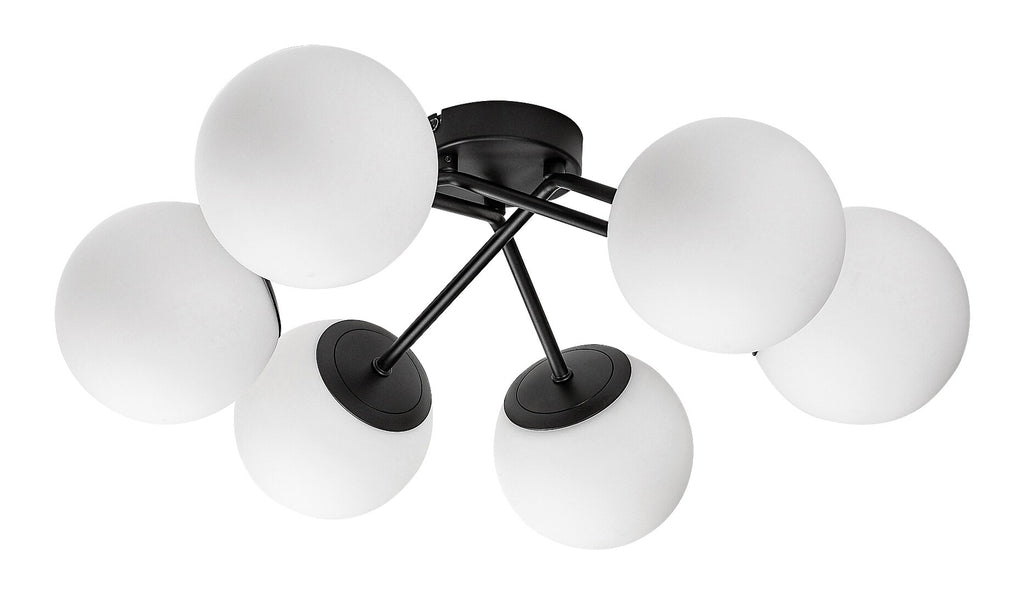 Lustra Rabalux Meduza Mat Black 71294