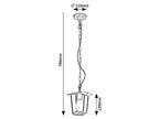 Pendul exterior Rabalux Taverna Black 7130