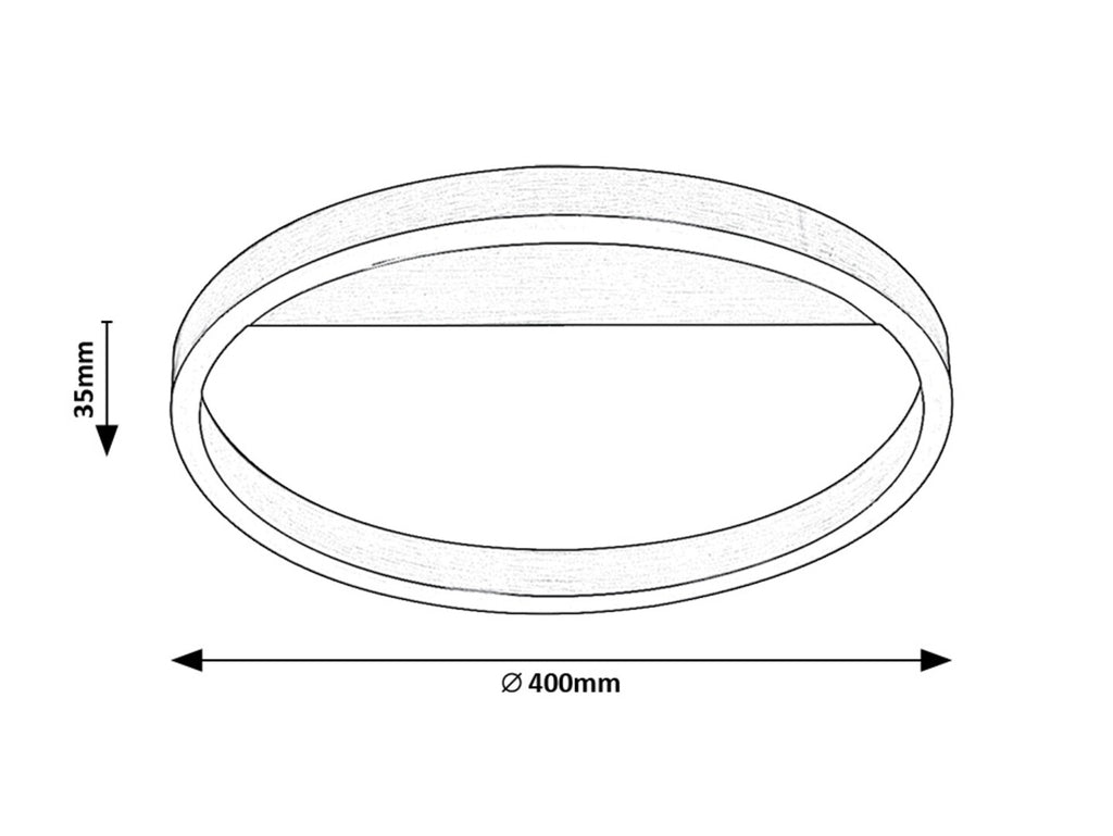 Plafoniera Rabalux Thrac Aluminium 71311